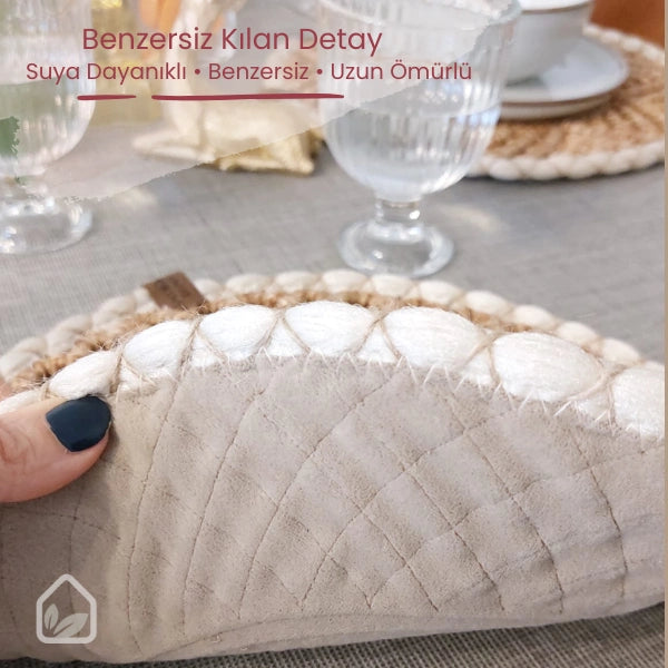 Positano Örgü Supla | Yuvarlak Amerikan Servis 36 cm