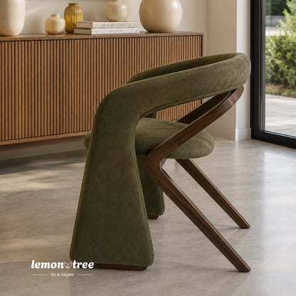 Koon Ahşap Ayaklı Modern Tasarım Sandalye