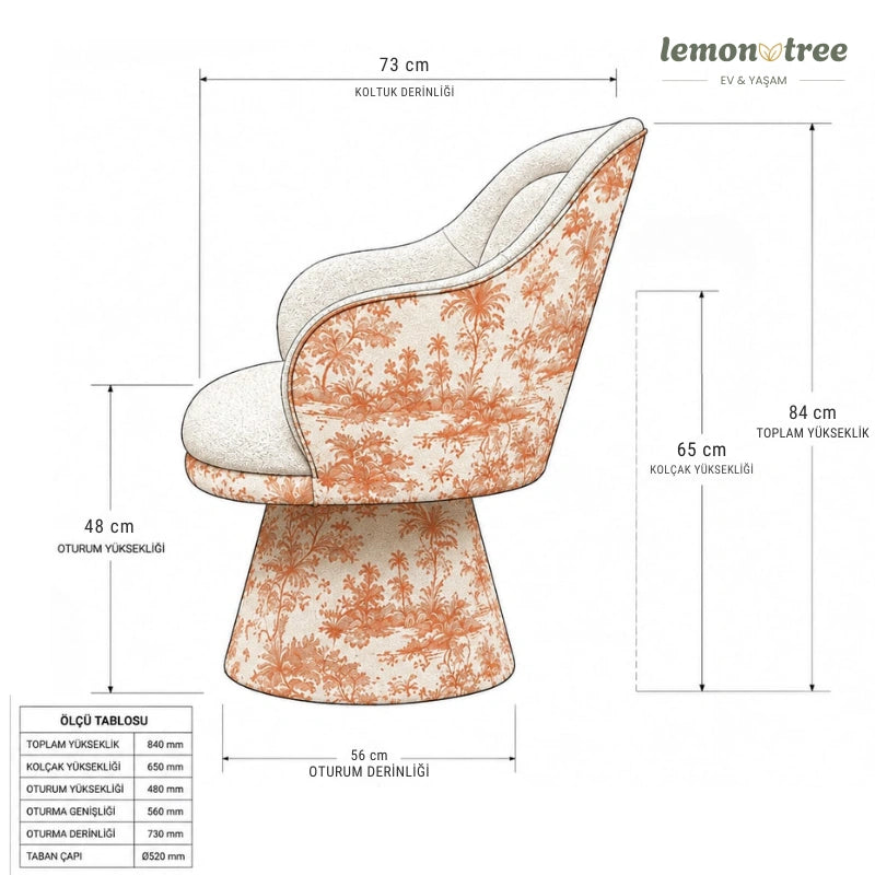 Flora Döner Koltuk