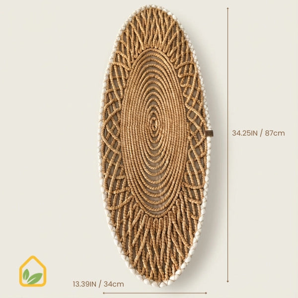 Positano Oval Örgü Runner |  87x34 cm